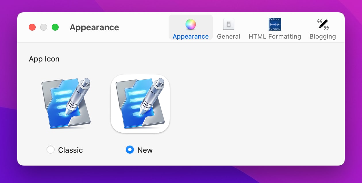 Appearance Settings